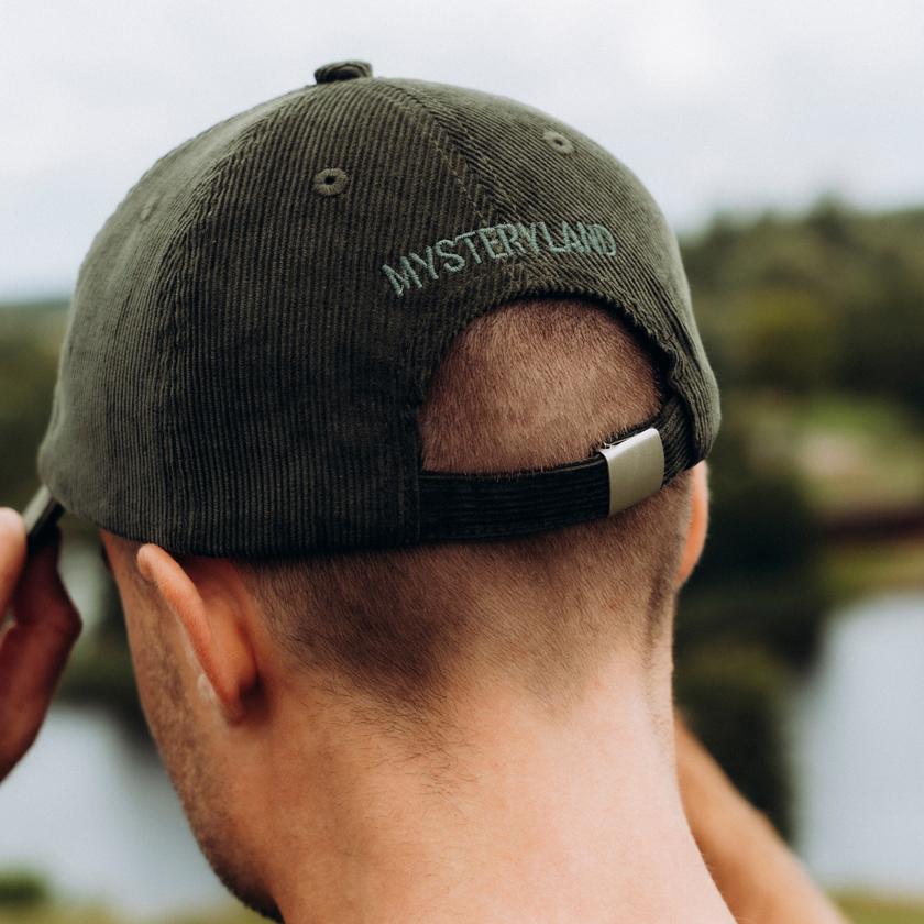 Mysteryland Dad Cap Rib Green