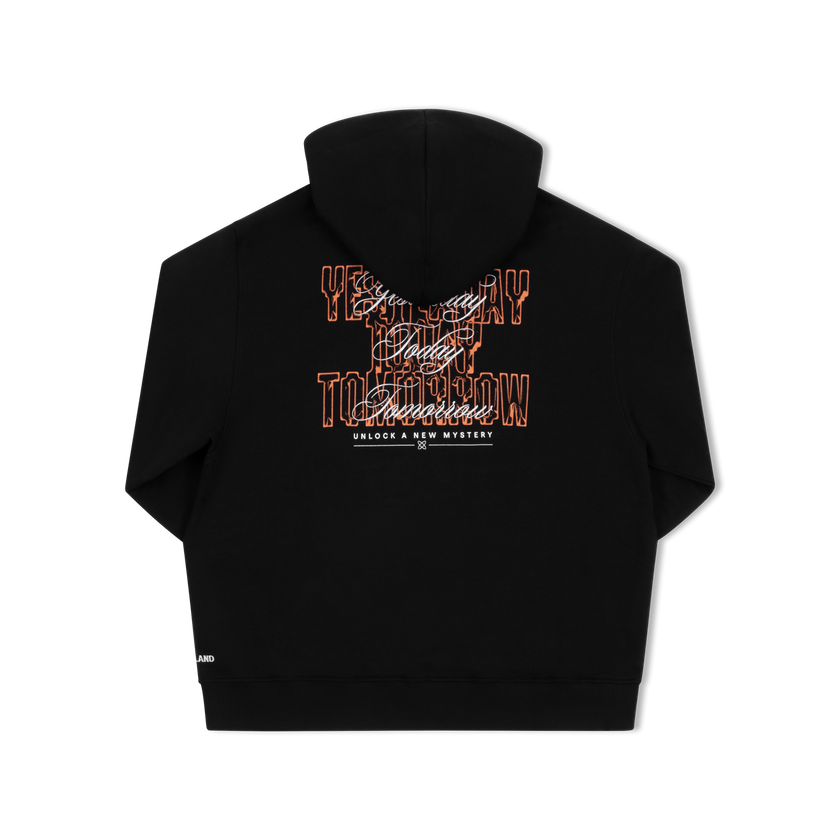 Mysteryland Hoodie black,  Yesterday, Today, Tomorrow